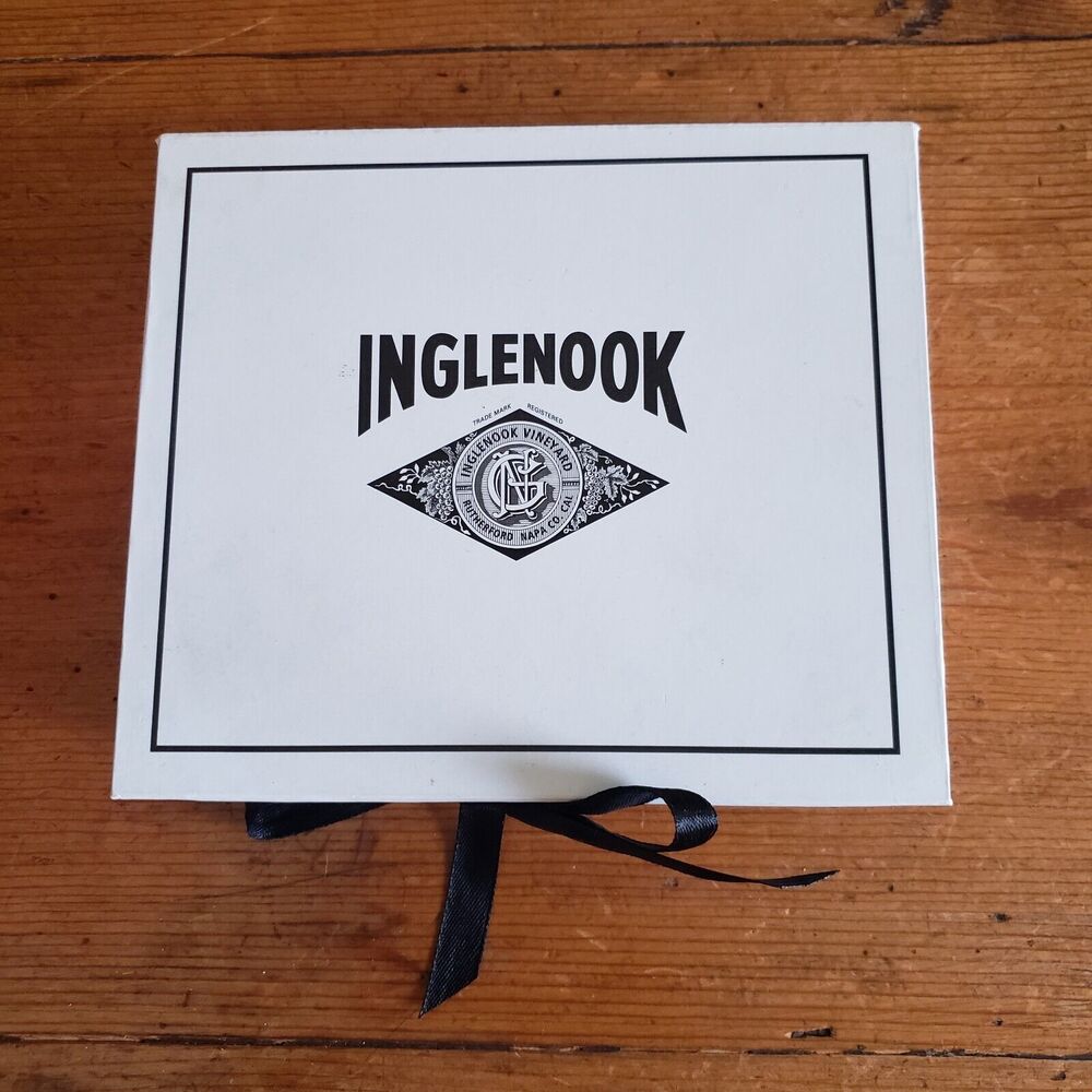 Inglenook Vineyard Rutherford Napa California Porcelain Wine Glass Cellar Tags